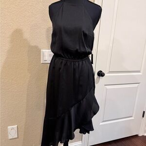 Express Black Asymmetrical Dress